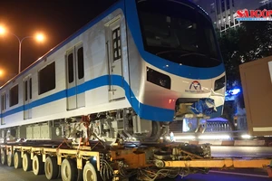 Hoàn tất việc đưa 17 đoàn tàu metro từ Nhật Bản về đến TPHCM