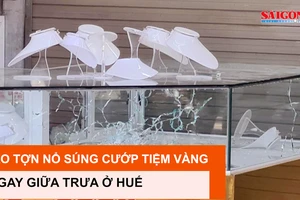 Táo tợn nổ súng cướp tiệm vàng ngay giữa trưa ở Huế