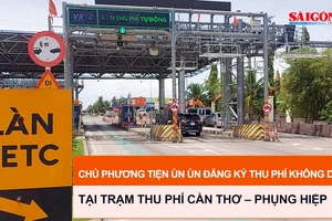 Chủ phương tiện ùn ùn đăng ký thu phí không dừng tại Trạm thu phí Cần Thơ – Phụng Hiệp