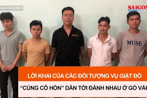 Lời khai của các đối tượng vụ giật đồ “cúng cô hồn” dẫn tới đánh nhau ở Gò Vấp