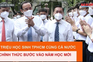 1,7 triệu học sinh TPHCM cùng cả nước chính thức bước vào năm học mới