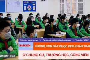 Không còn bắt buộc đeo khẩu trang ở chung cư, trường học, công viên