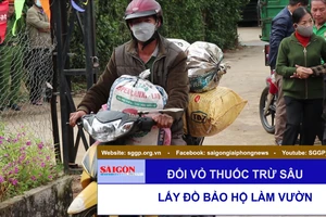 Đổi vỏ thuốc trừ sâu lấy đồ bảo hộ làm vườn