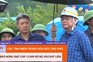 Các tỉnh miền Trung dồn sức ứng phó siêu bão số 4 giật cấp 13 sắp đổ bộ vào đất liền