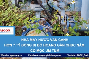 Nhà máy nước Vân Canh hơn 7 tỷ đồng bị bỏ hoang gần chục năm, cỏ mọc um tùm