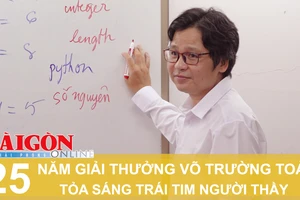 25 năm Giải thưởng Võ Trường Toản: Tỏa sáng trái tim người thầy