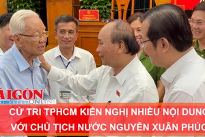 Cử tri TPHCM kiến nghị nhiều nội dung với Chủ tịch nước Nguyễn Xuân Phúc