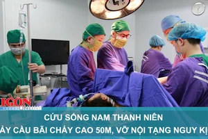 Cứu sống nam thanh niên nhảy cầu Bãi Cháy cao 50m, vỡ nội tạng nguy kịch