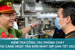 Kiểm tra công tác phòng cháy tại Cảng HKQT Tân Sơn Nhất dịp gần Tết 2023