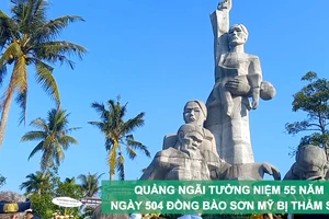 Quảng Ngãi tưởng niệm 55 năm Ngày 504 đồng bào Sơn Mỹ bị thảm sát