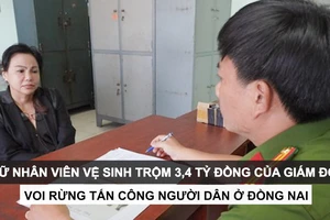 Tin nóng: Nữ nhân viên vệ sinh trộm 3,4 tỷ đồng của giám đốc; Voi rừng tấn công người dân ở Đồng Nai