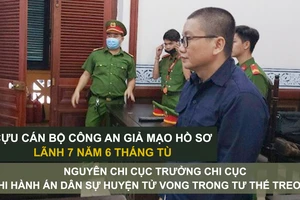 Tin nóng: Cựu cán bộ công an giả mạo hồ sơ lãnh 7 năm 6 tháng tù; Nguyên Chi cục trưởng Chi cục Thi hành án dân sự huyện tử vong trong tư thế treo cổ