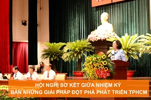 Hội nghị sơ kết giữa nhiệm kỳ bàn những giải pháp đột phá phát triển TPHCM