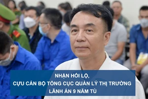 Tin nóng: Nhận hối lộ, cựu cán bộ Tổng cục Quản lý thị trường lãnh án 9 năm tù; Xét xử cựu Phó Chủ tịch UBND tỉnh Quảng Ninh liên quan vụ Việt Á