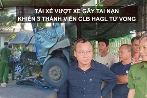 Tin nóng: Tài xế vượt xe gây tai nạn khiến 3 thành viên CLB HAGL tử vong; Xe khách giường nằm bốc cháy, 26 người kịp thoát nạn