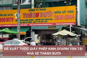 Tin nóng: Đề xuất tước giấy phép kinh doanh vận tải nhà xe Thành Bưởi