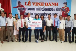 Kiên Giang vinh danh nữ tuyển thủ quốc gia Chương Thị Kiều 