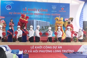 TPHCM khởi công xây dựng 600 căn nhà ở xã hội