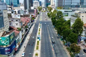 TPHCM: Thi công chỉnh trang đường Lê Lợi