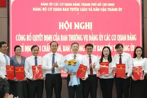 Chỉ định Ban Chấp hành Đảng bộ cơ quan Ban Tuyên giáo và Dân vận Thành ủy TPHCM