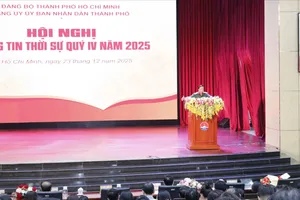 Đảng ủy UBND TPHCM thông tin các vấn đề thời sự quý 4-2025