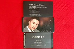 Thiệp mời ra mắt Oppo F5 đã được phát đi