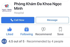 Fanpage Phòng khám Đa khoa Ngọc Minh đã bị xóa một số bài 