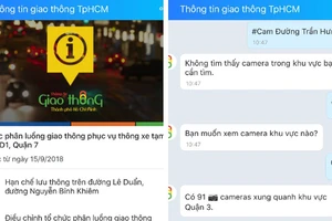 Dễ dàng tra cứu tình hình giao thông qua Zalo