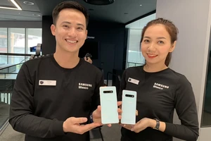 Những chiếc Galaxy S10 có mặt tại Việt Nam trong sự kiện giới thiệu của SamSung Việt Nam