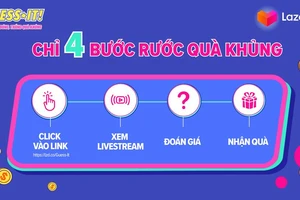 Lazada lần đầu tiên ra mắt gameshow “Đoán giá - Guess it”