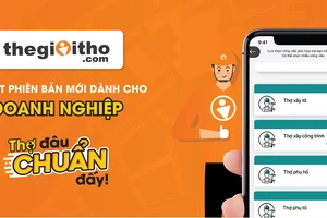 Ứng dụng Thế Giới Thợ ra mắt phiên bản trải nghiệm ưu việt dành cho Doanh Nghiệp