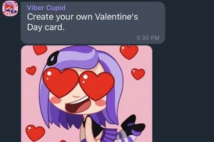 Viber Cupid vui nhộn mùa Valentine