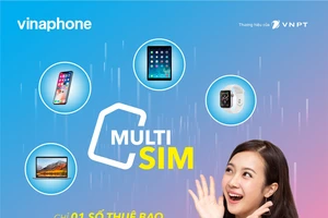 MultiSIM VinaPhone: Một thuê bao dùng đồng thời trên nhiều thiết bị