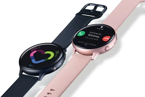 Galaxy Watch Active2 phiên bản LTE với màu Đen và Vàng hồng 