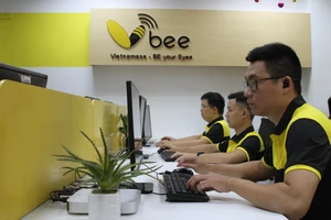 Các kỹ sư của Vbee đang làm việc 