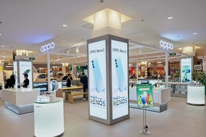 Cửa hàng trải nghiệm chính hãng thứ 9 của OPPO toạ lạc tại tầng 3, trung tâm Aeon Mall Hải Phòng, quận Lê Chân, TP Hải Phòng