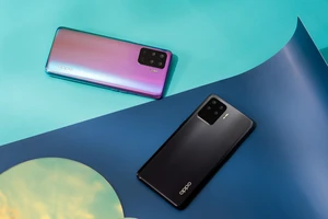 OPPO A94 với hai tùy chọn màu sắc Đen và Tím