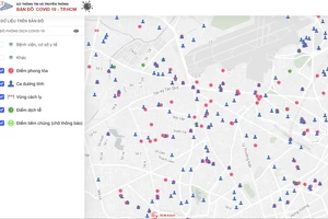Phiên bản 2.0 của bản đồ số phục vụ hỗ trợ phòng chống dịch Covid-19 trực quan hơn