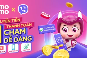 Người dùng có thể chuyển tiền bằng Ví MoMo ngay trên ứng dụng chat Viber