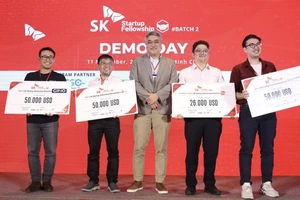 Các startup xuất sắc nhận giải tại Demo Day của SK Startup Fellowship 2021