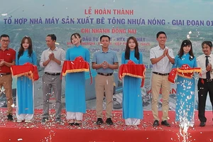 Công ty cổ phần đầu tư xây dựng BMT đã đưa vào vận hành Tổ hợp Nhà máy Sản xuất bê tông nhựa nóng