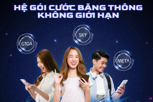 Gói cước Sky và Meta cung cấp băng thông không giới hạn với tốc độ tải thực tế tối đa được xác định theo năng lực thiết bị đầu cuối