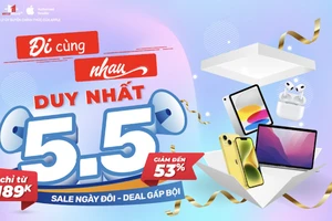 "Ngày đôi” hàng tháng như 5-5 là dịp tốt để săn sale thiết bị công nghệ