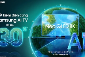 TV Samsung với nhiều tính năng vượt trội trong tiết kiệm điện. 