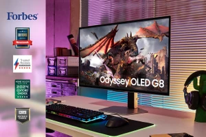 Samsung Odyssey OLED G8 với nhiều giải thưởng danh giá