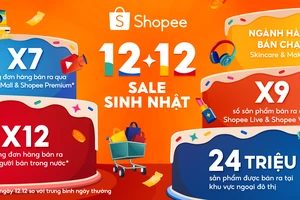 Các con số nổi bật tại sự kiện “12-12 Sale Sinh Nhật” trên Shopee.