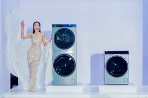 Haier gia nhập thị trường Việt Nam với các sản phẩm máy giặt