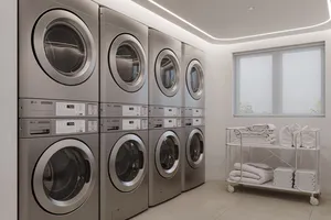 Giải pháp giặt sấy công nghiệp LG DD coin type cho thương mại và dịch vụ