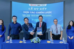 Lễ ký kết hợp tác chiến lược giữa BYD NEG và VATC tại BYD NEG Tiền Giang