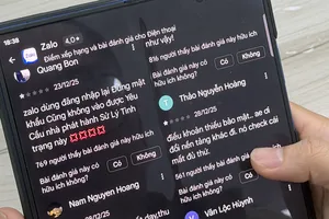 Zalo đã nhận được các bình luận và đánh giá "một sao" trên kho ứng dụng CHPlay